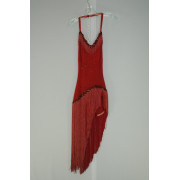 Ain't Misbehavin - Sexy Red Fringed & Sequined Dancer's Dress Ain't Misbehavin - Sexy Red Fringed & Sequined Dancer's Dress